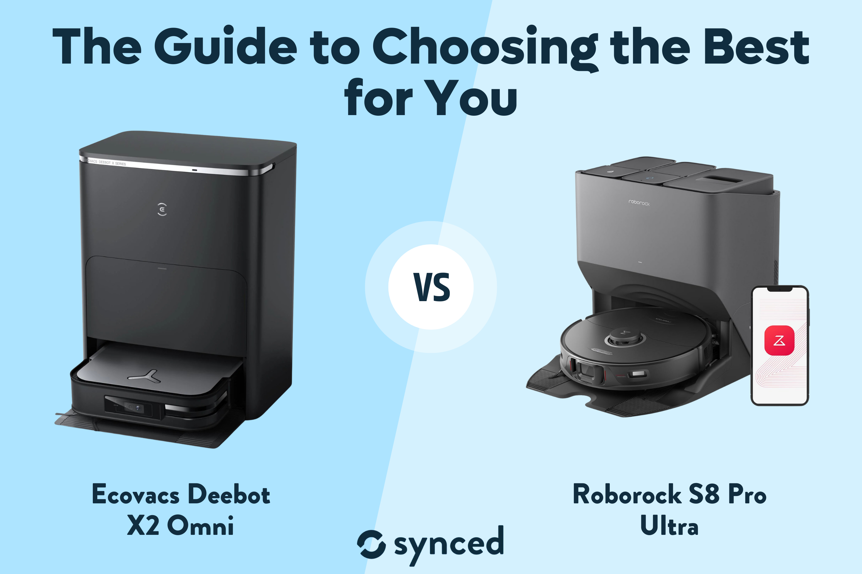 Ecovacs Deebot X2 Omni vs Roborock S8 Pro Ultra