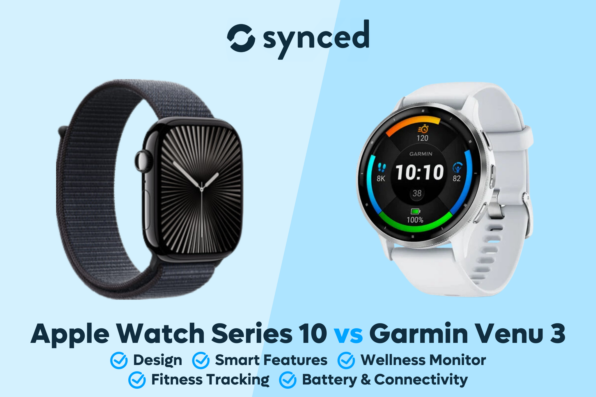 Apple Watch Series 10 vs Garmin Venu 3