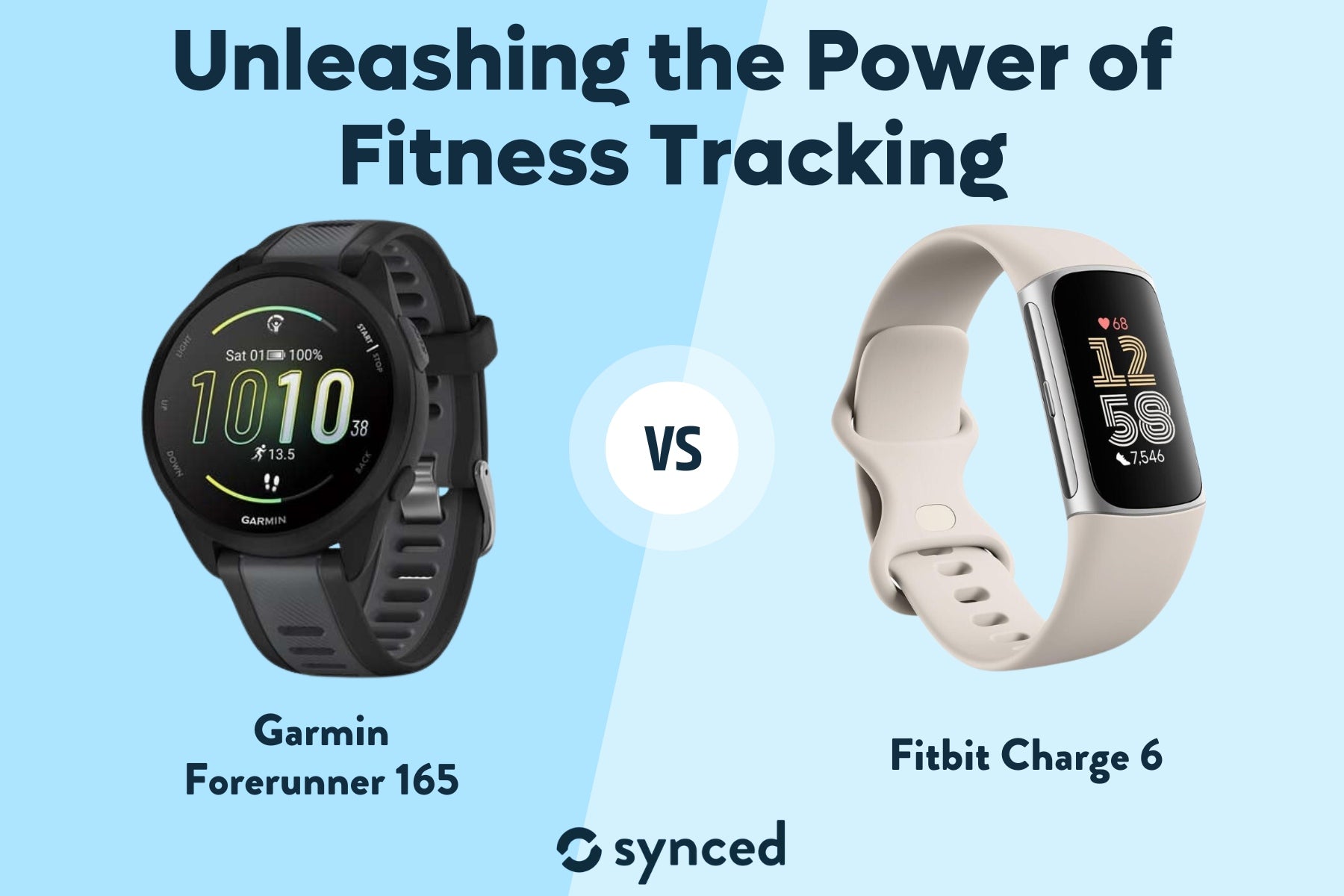 Garmin Forerunner 165 vs Fitbit Charge 6