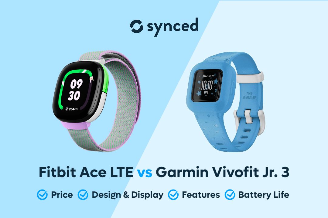 Fitbit Ace LTE vs Garmin Vivofit Jr. 3