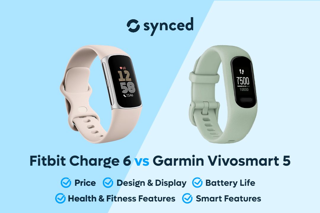 Fitbit Charge 6 vs Garmin Vivosmart 5