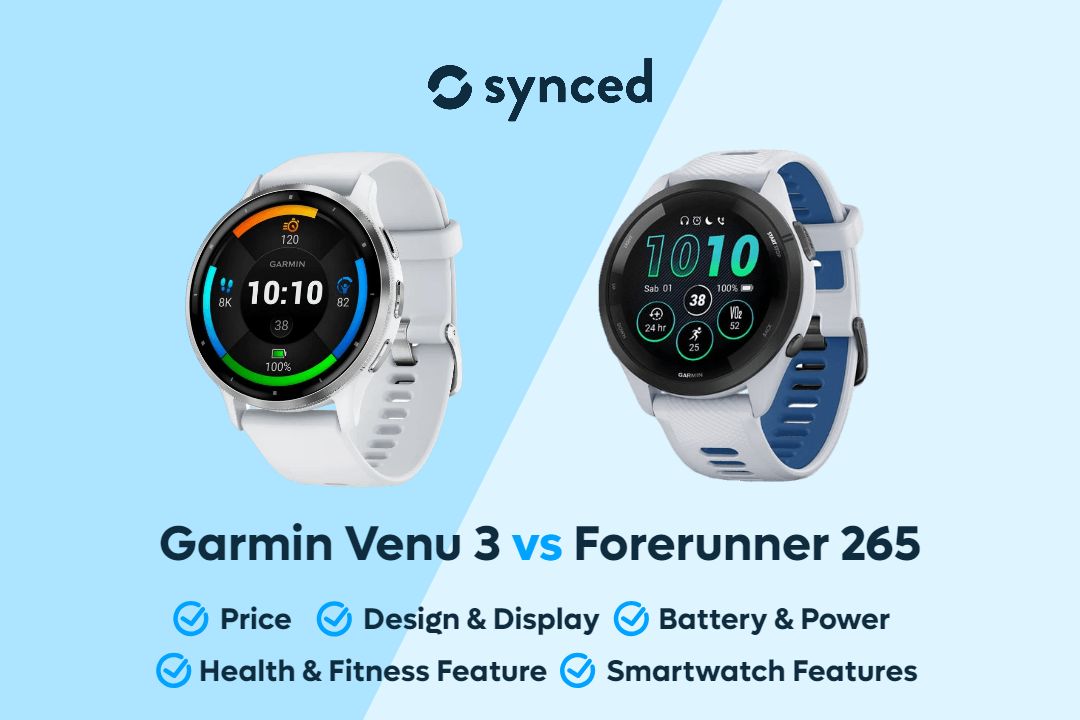 Garmin Venu 3 vs Forerunner 265: Same Price but Different Purpose