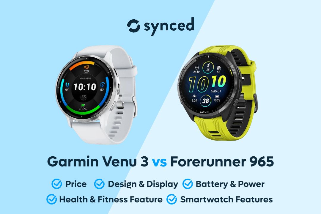 Garmin Venu 3 vs Forerunner 965: Five Key Aspects