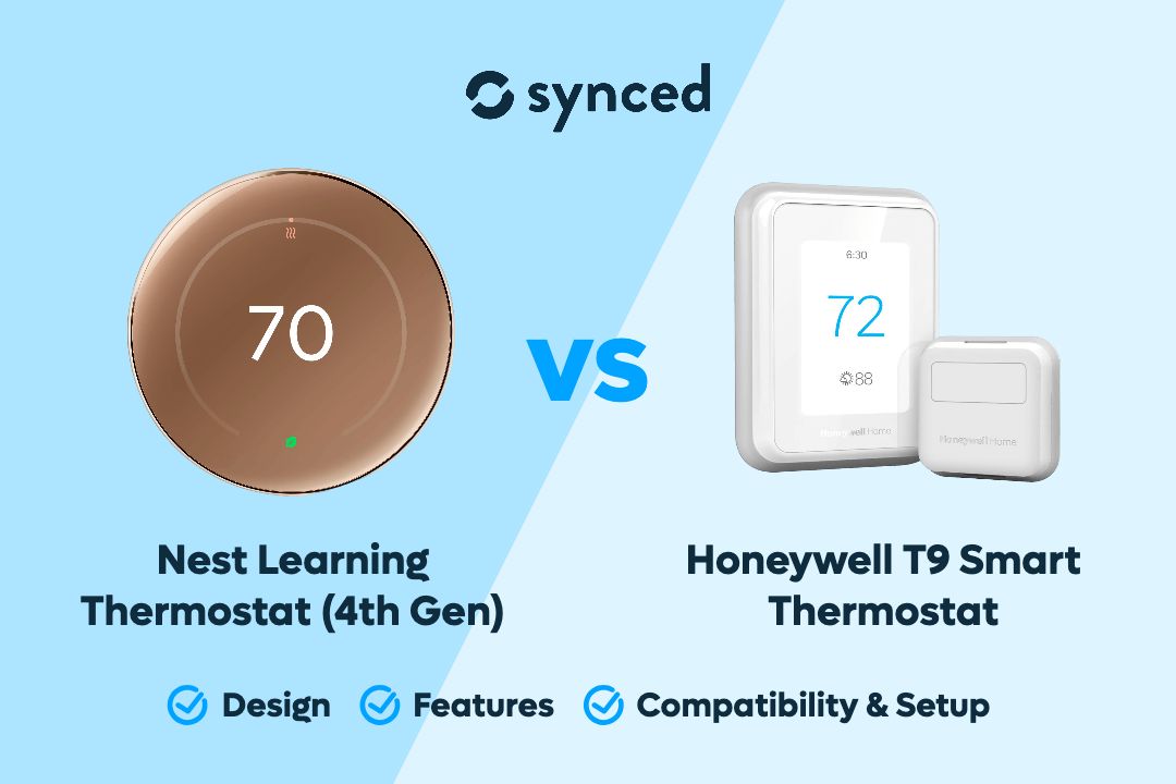 Nest Learning Thermostat (4th Gen) vs. Honeywell T9