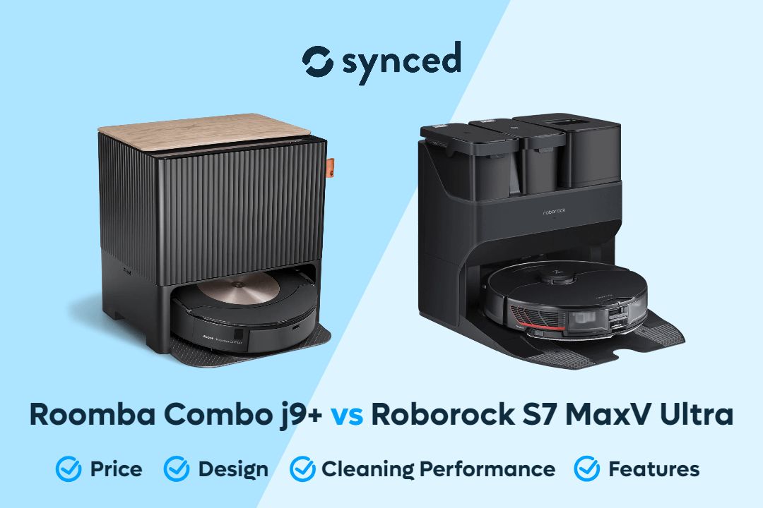 iRobot Roomba Combo j9+ vs Roborock S7 MaxV Ultra