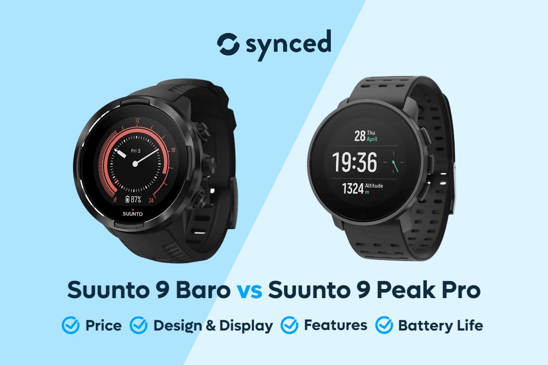 Suunto 9 Baro vs Peak Pro