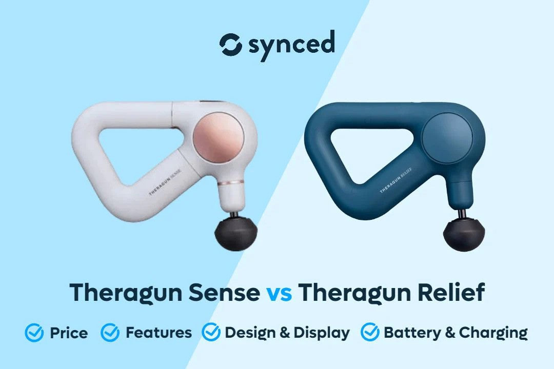 Theragun Sense vs Relief: Which percussive massager is right for you?