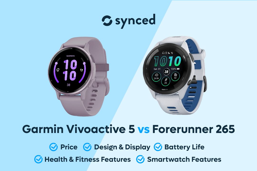 Garmin Vivoactive 5 vs Forerunner 265 Sidebyside Comparison