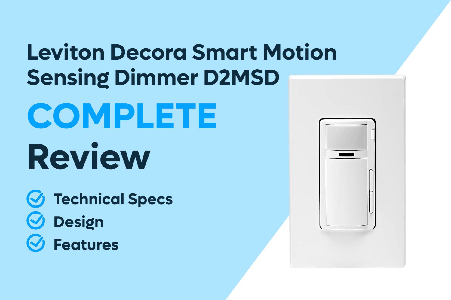 Motion sensor online dimmer switch