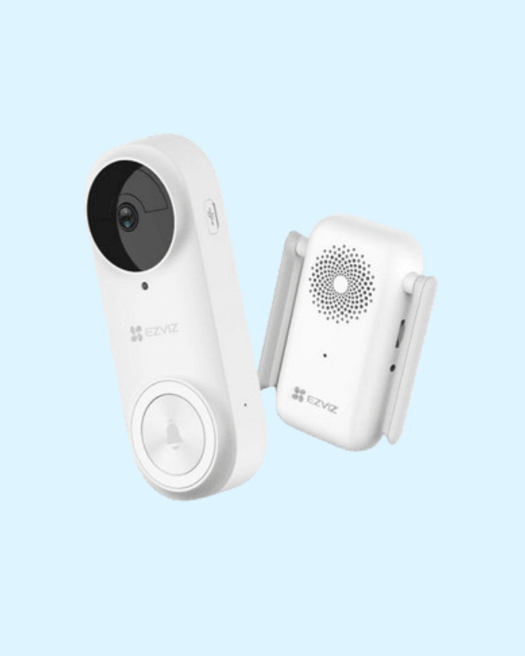 EZVIZ DP2 Pro 2K Battery-Powered Video Rechargeable Doorbell Kit