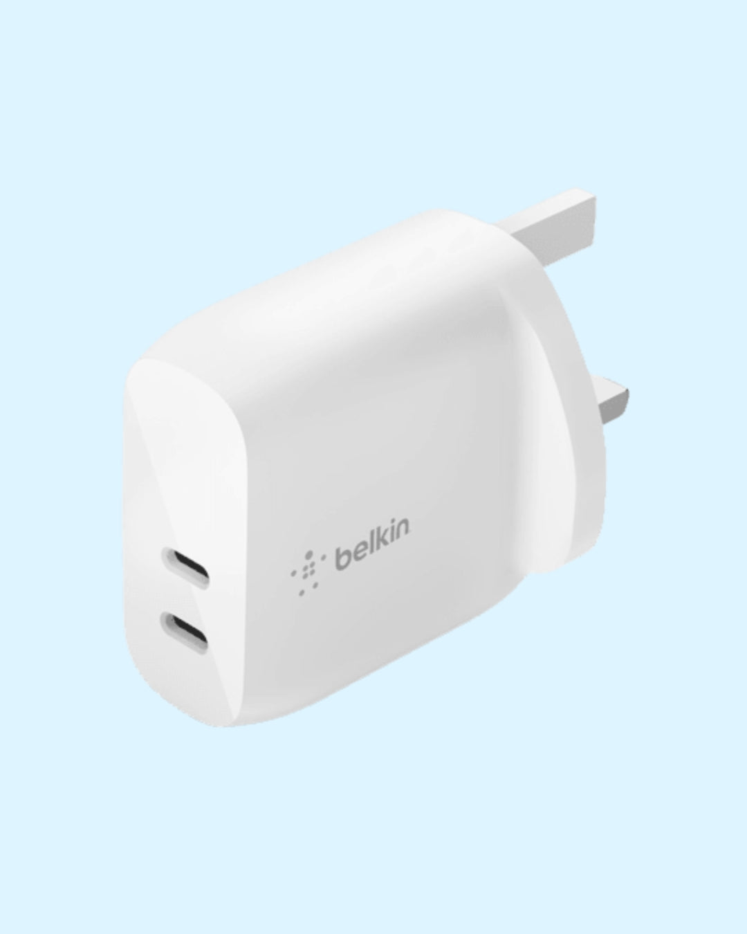 Belkin BoostCharge Dual USB-C PD Wall Charger 40W