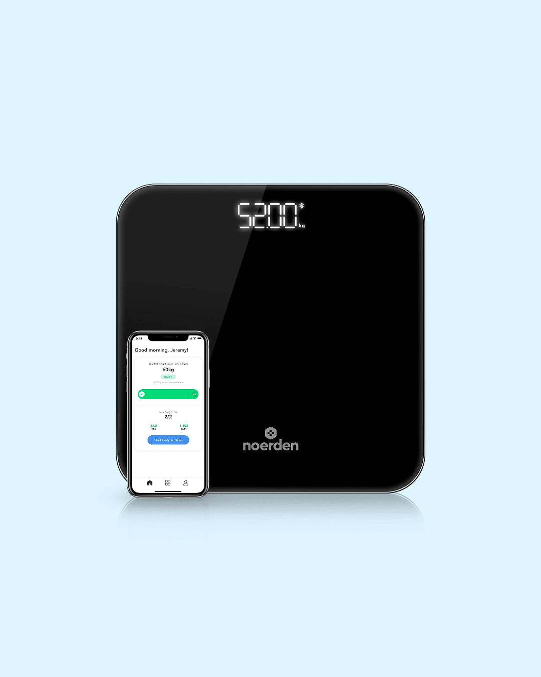 9種類の身体データをアプリで管理できるスマート体重計 MINIMI Smart Body Scale