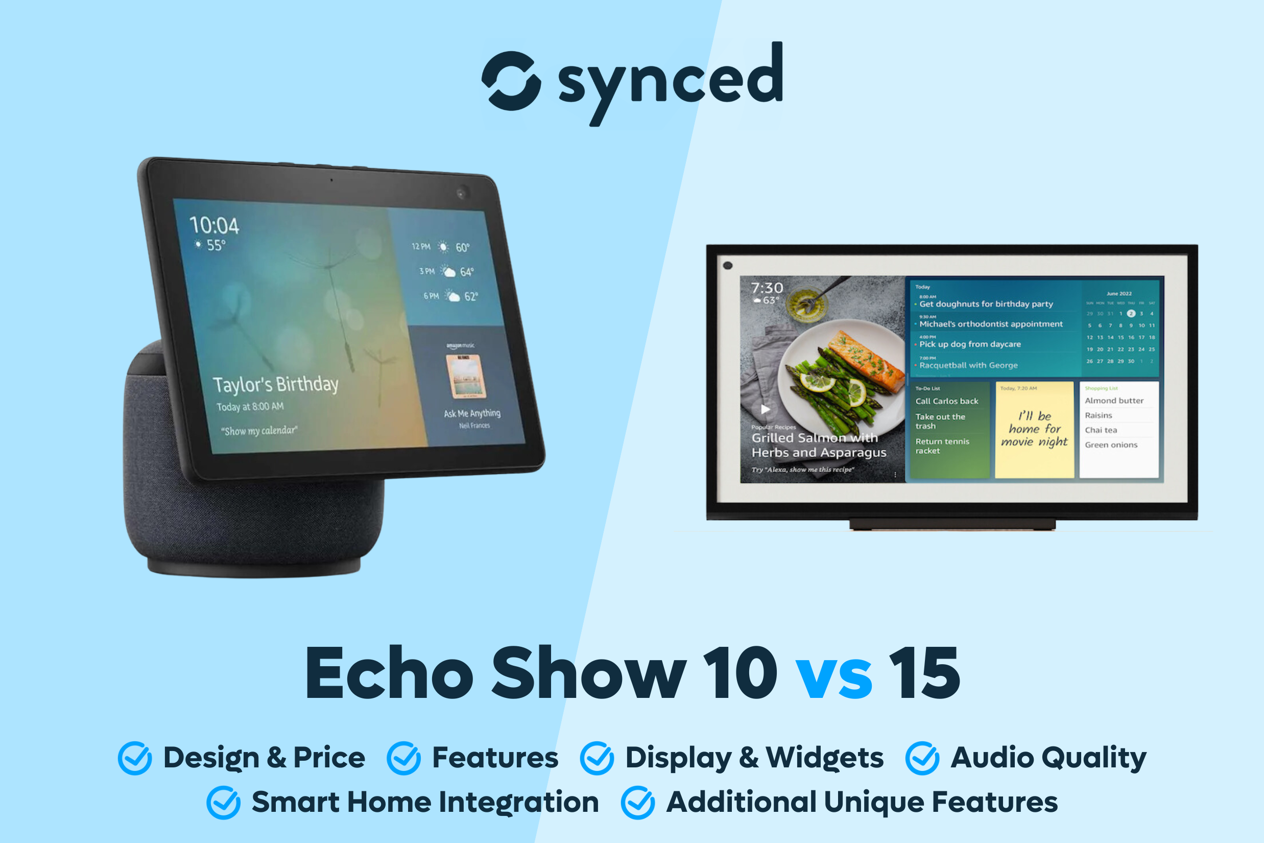 Echo Show 10 vs 15