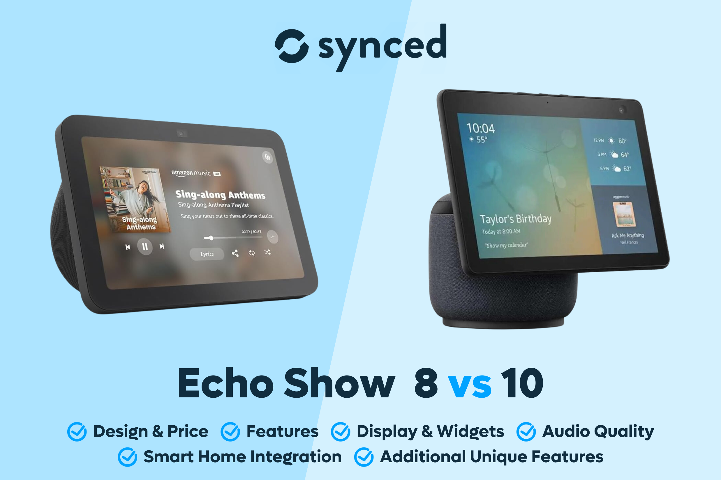 Echo Show 8 vs 10