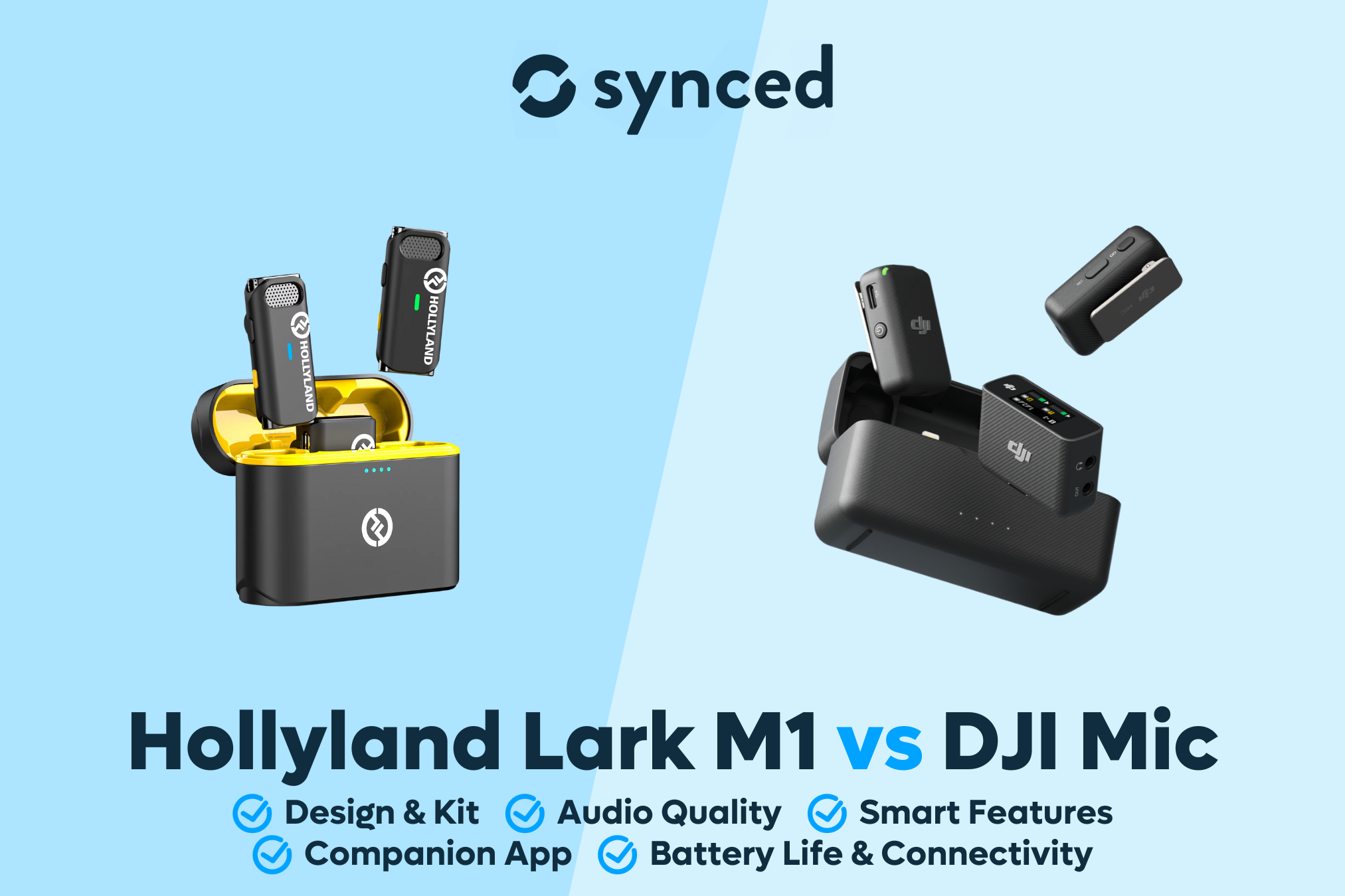 Hollyland Lark M1 vs DJI Mic