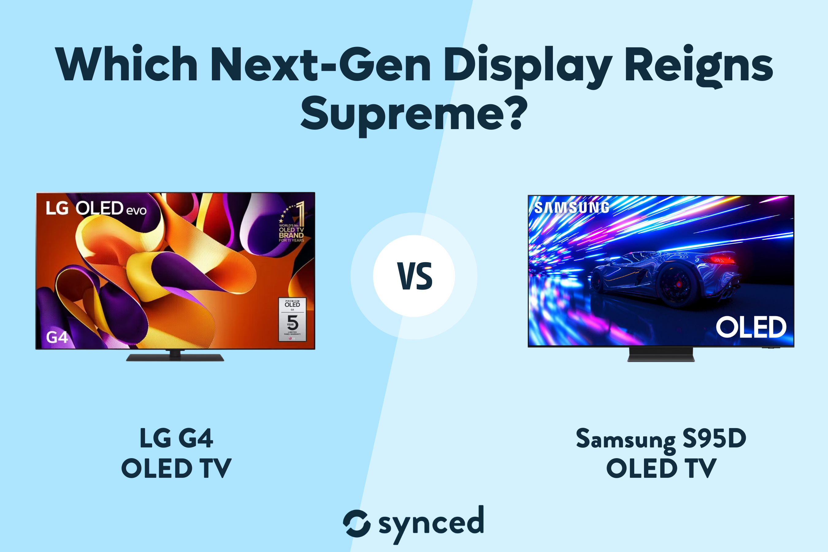 LG G4 OLED TV vs Samsung S95D OLED TV