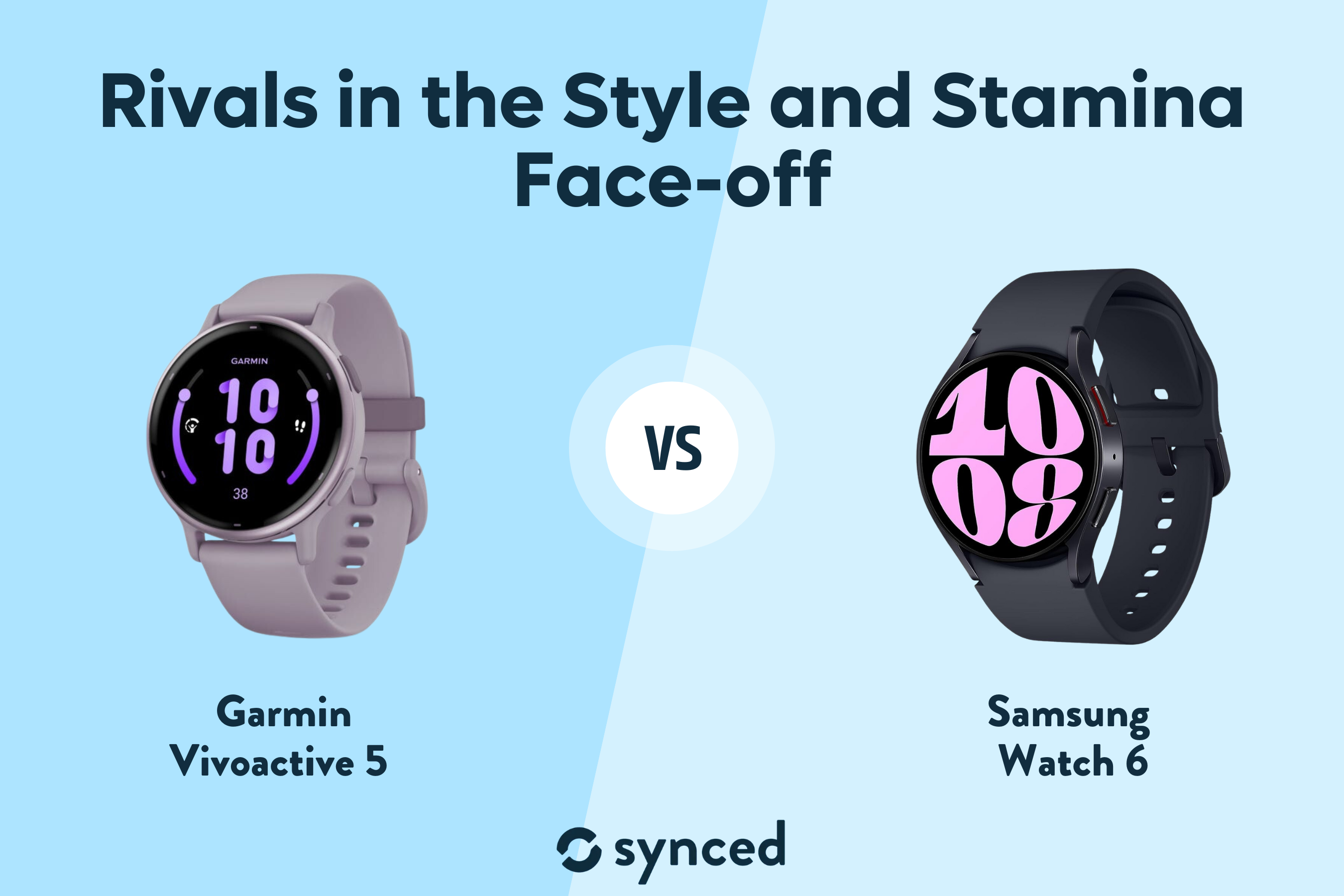 Garmin Vivoactive 5 vs Samsung Galaxy Watch 6 Rivals in the Style and