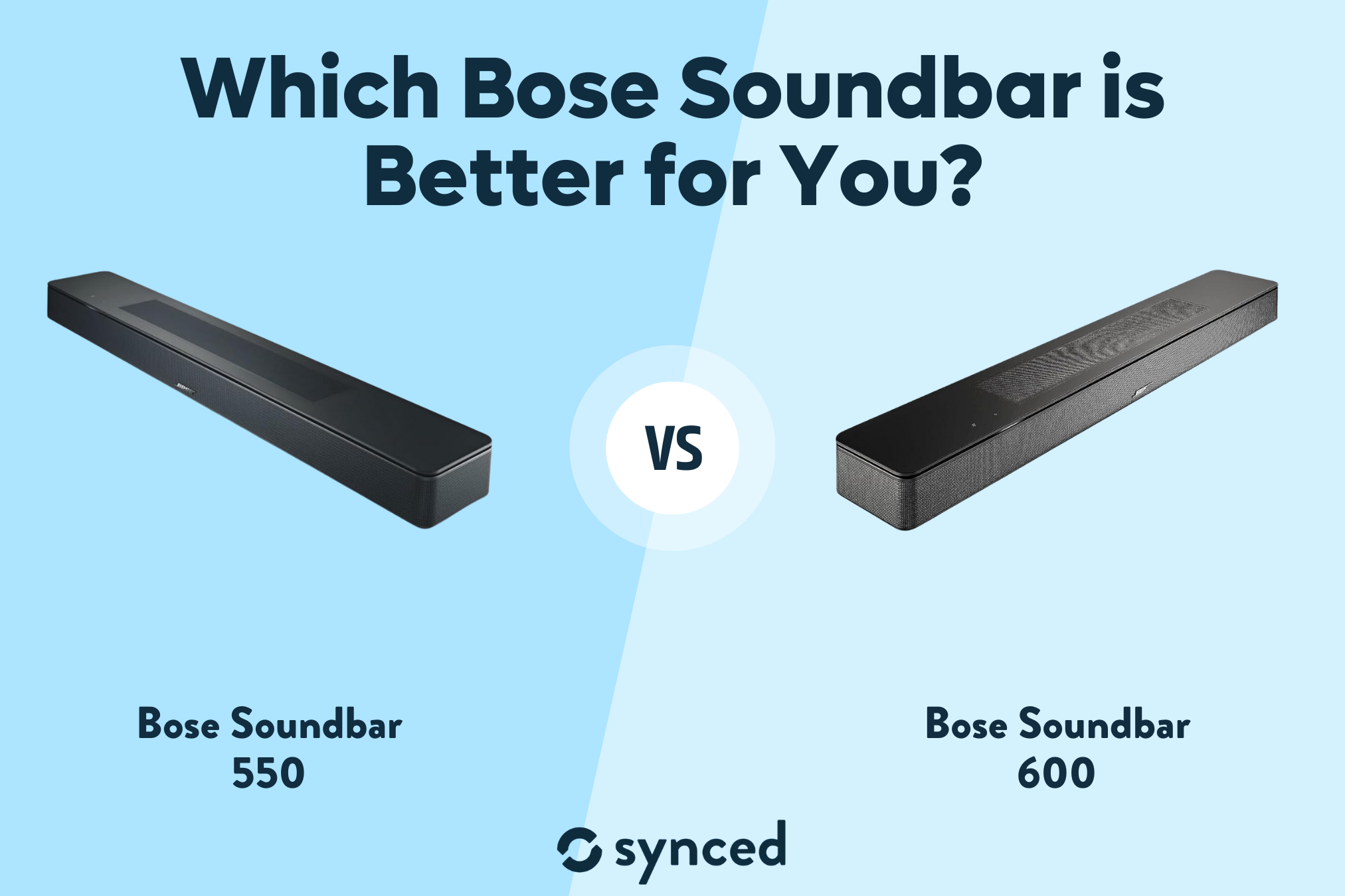 Bose Soundbar 550 vs 600