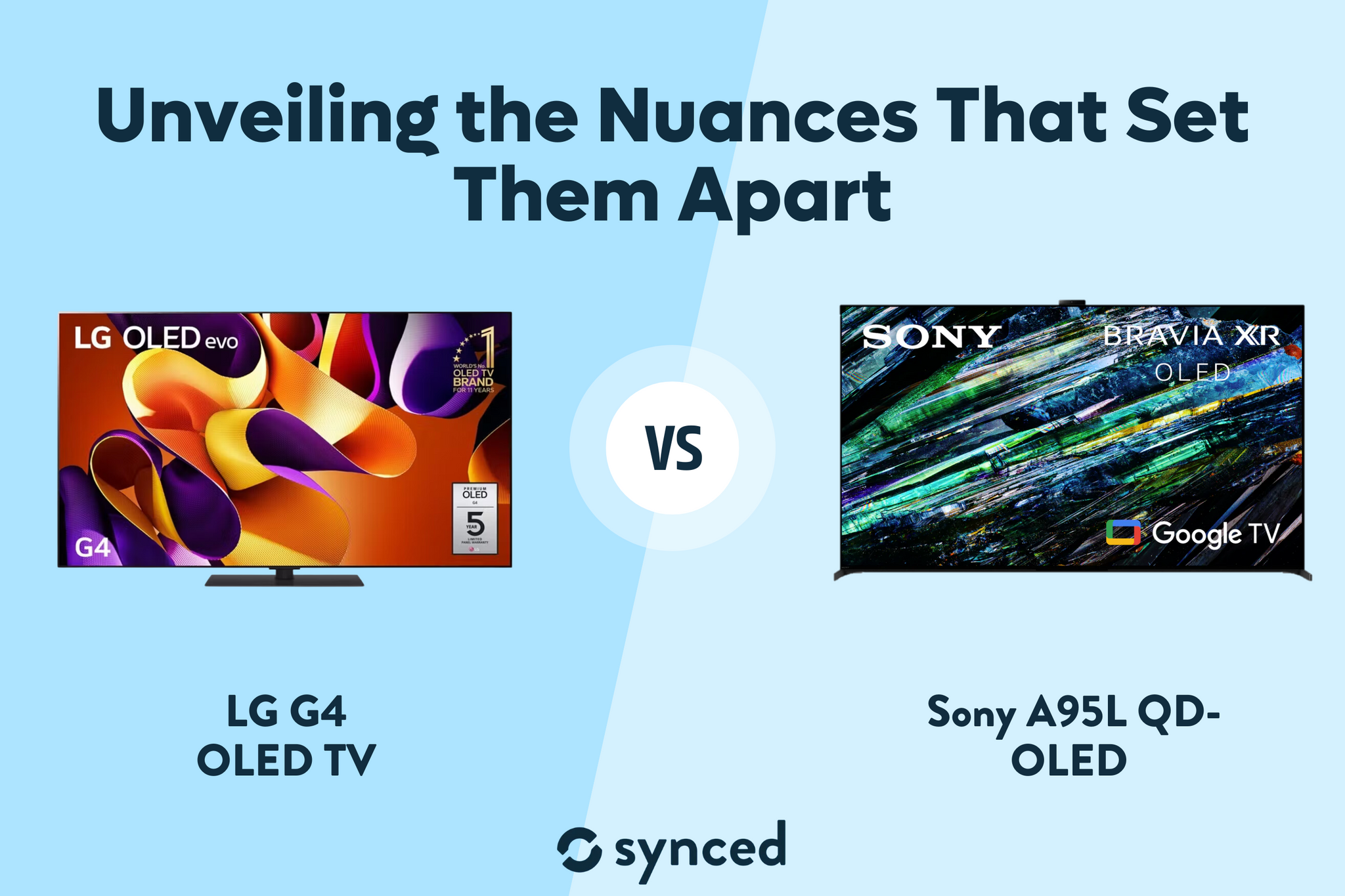 LG G4 OLED TV vs Sony BRAVIA A95L QD-OLED TV: Unveiling the Nuances Th