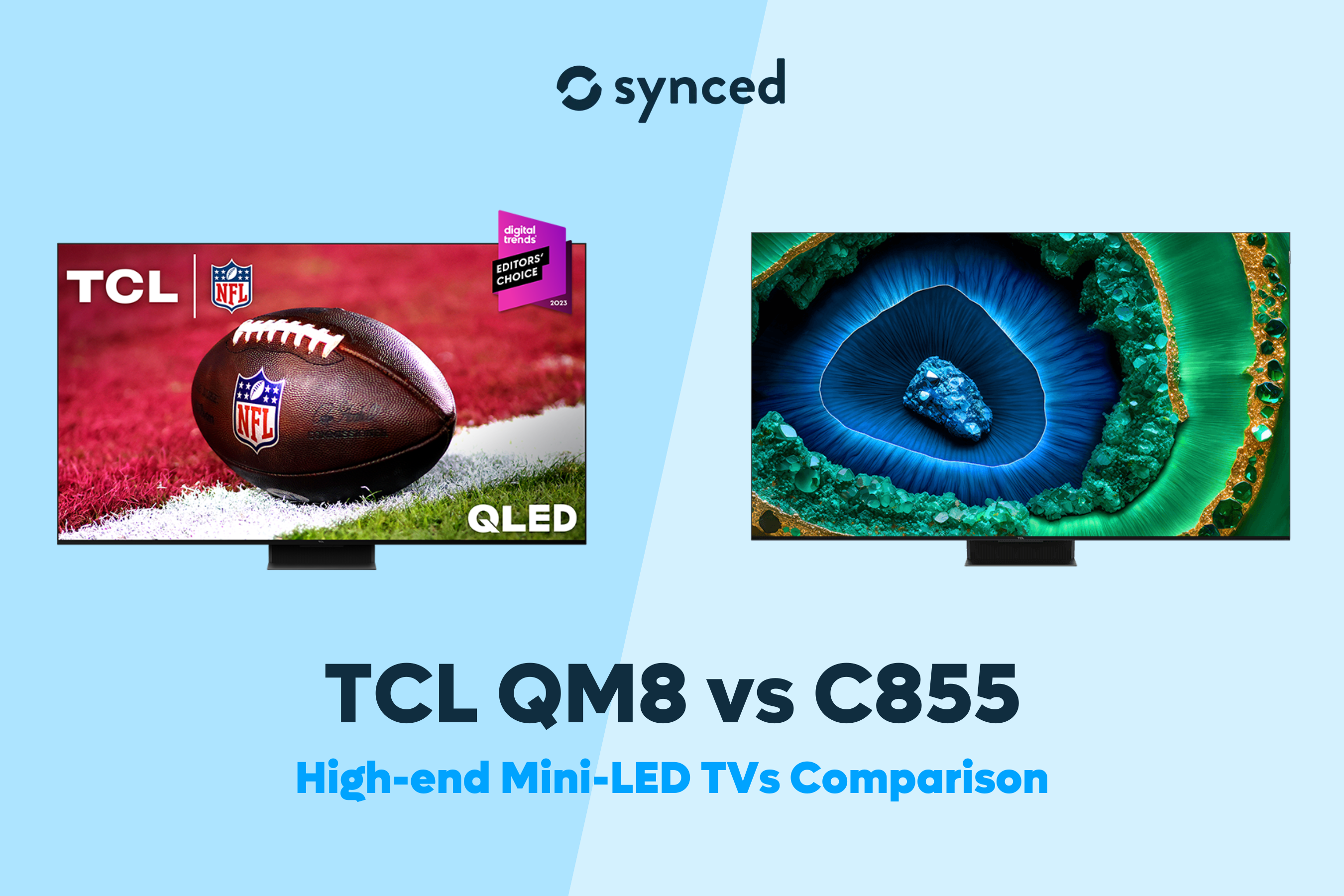 TCL QM8 vs C855