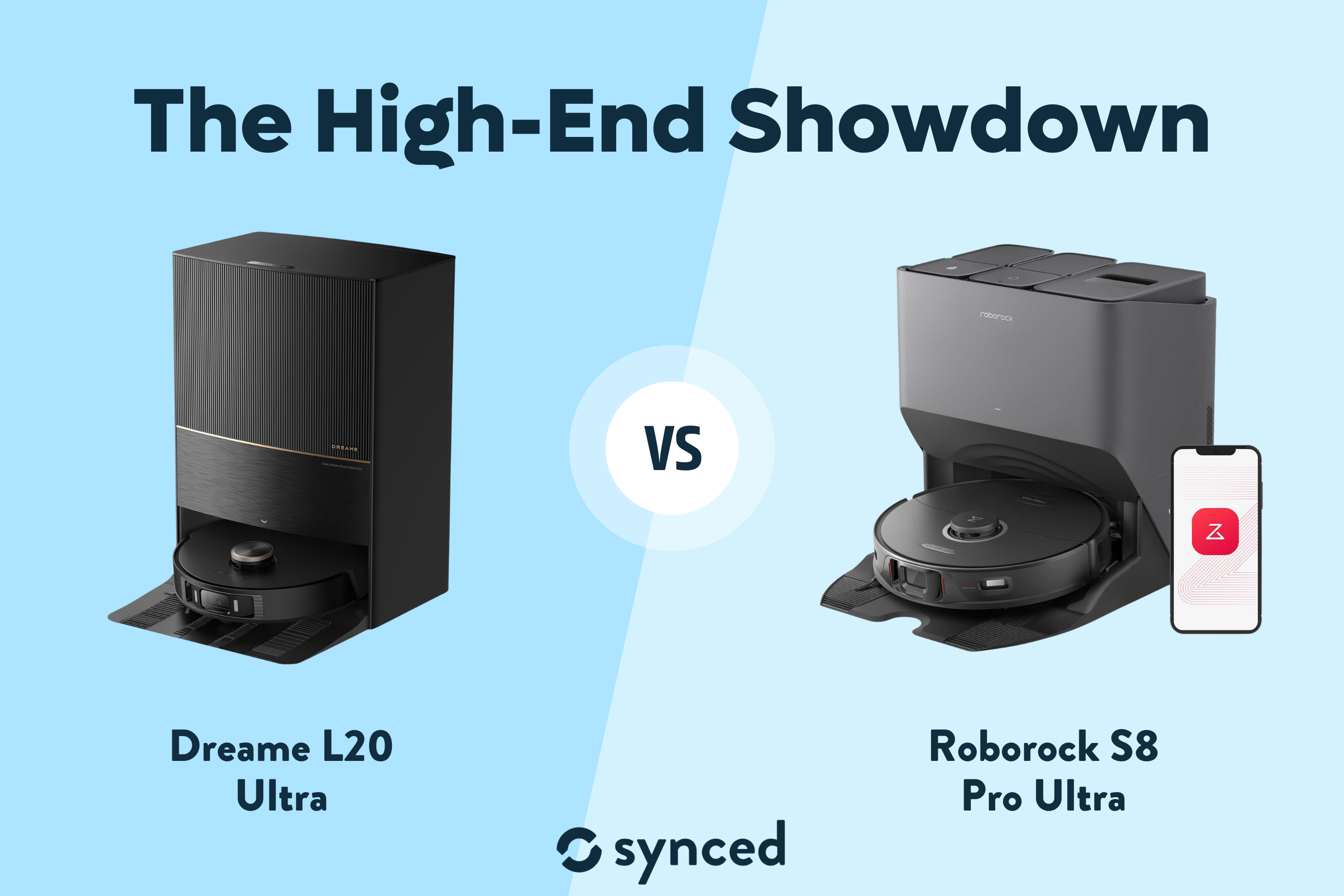 Dreame L20 ultra vs Roborock S8 Pro Ultra