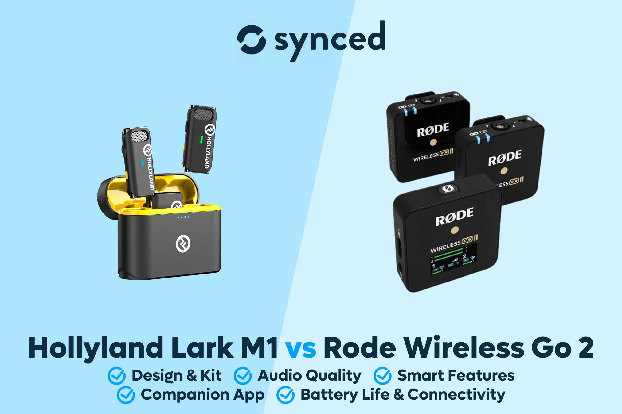 Hollyland Lark M1 vs Rode Wireless Go 2
