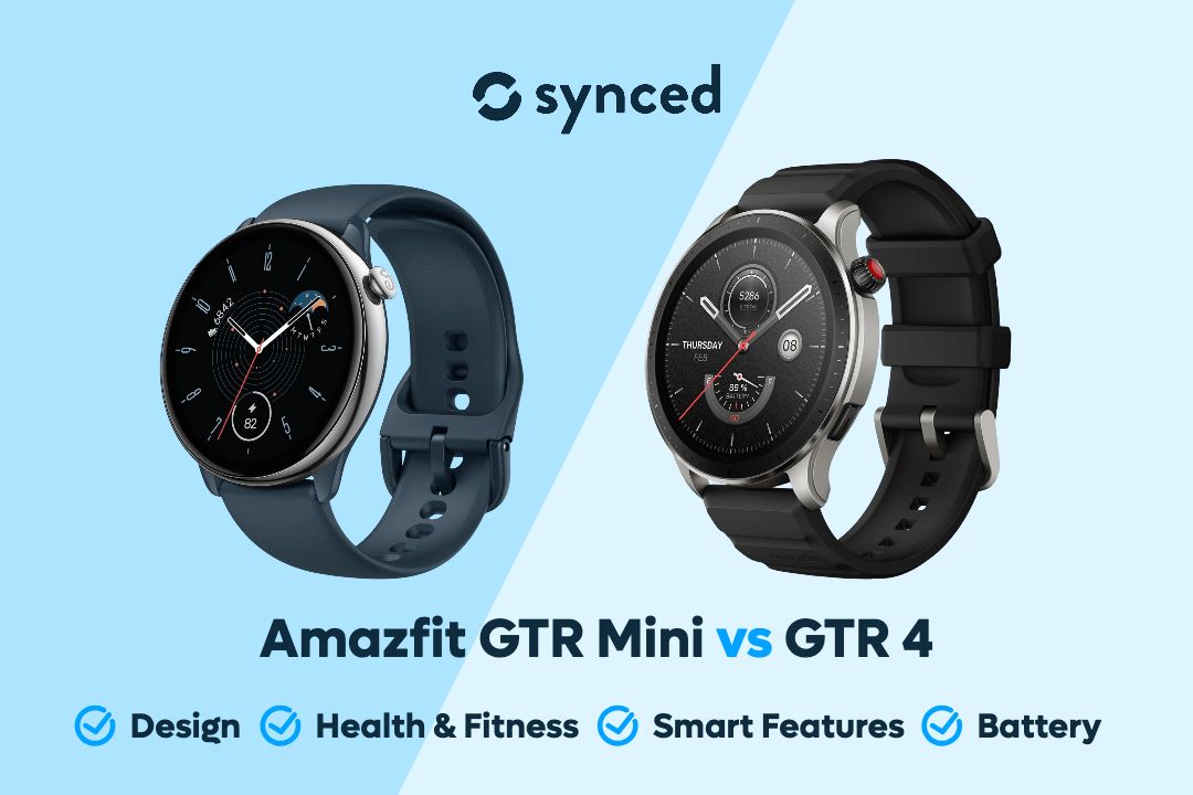 Amazfit GTR Mini vs GTR 4