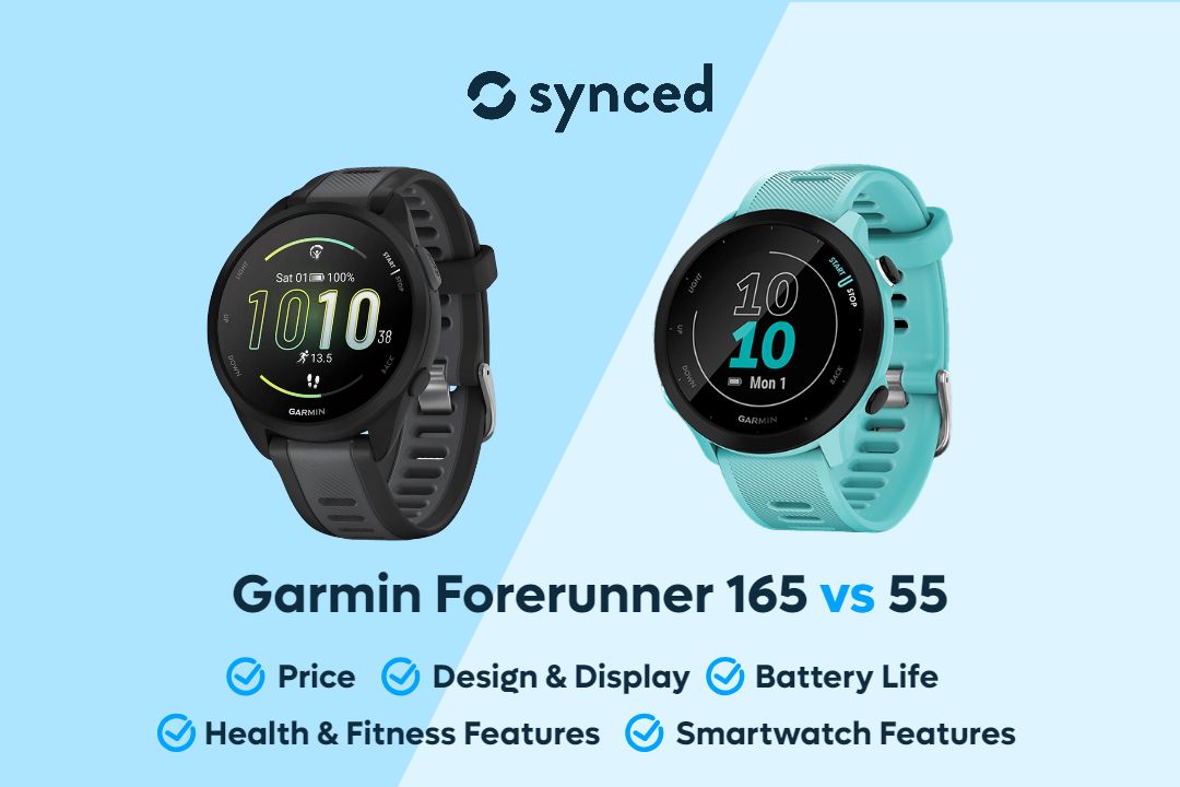 Garmin Forerunner 165 vs 55