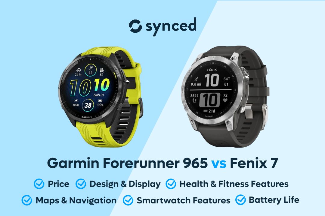 Garmin Forerunner 965 vs Fenix 7