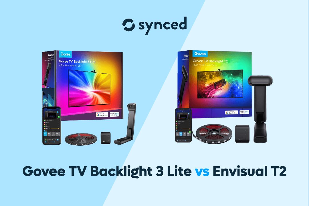 Govee TV Backlight 3 Lite vs Envisual T2 Key Differences