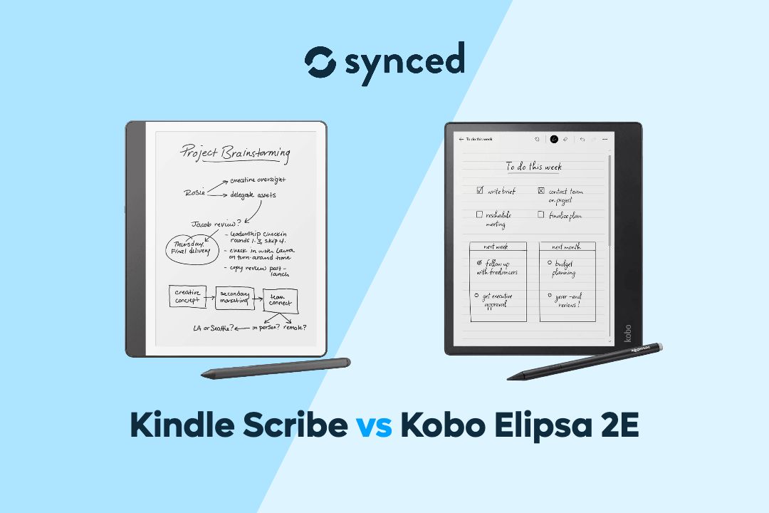 Kindle Scribe vs Kobo Elipsa 2E