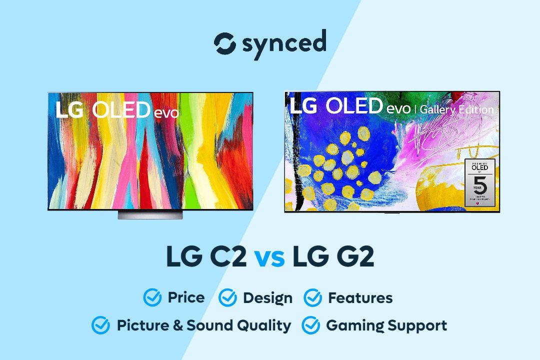 LG C2 vs G2 OLED TV