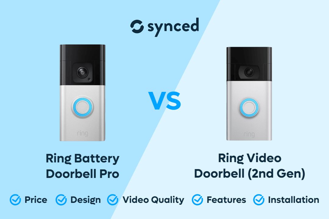 Ring Battery Doorbell Pro vs Doorbell (2nd Gen): Features Compared