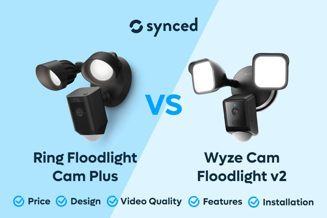 Ring Floodlight Plus vs Wyze Cam Floodlight v2