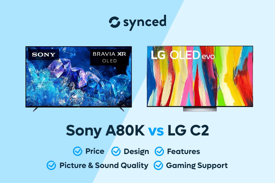 Sony A80K vs LG C2 OLED TV