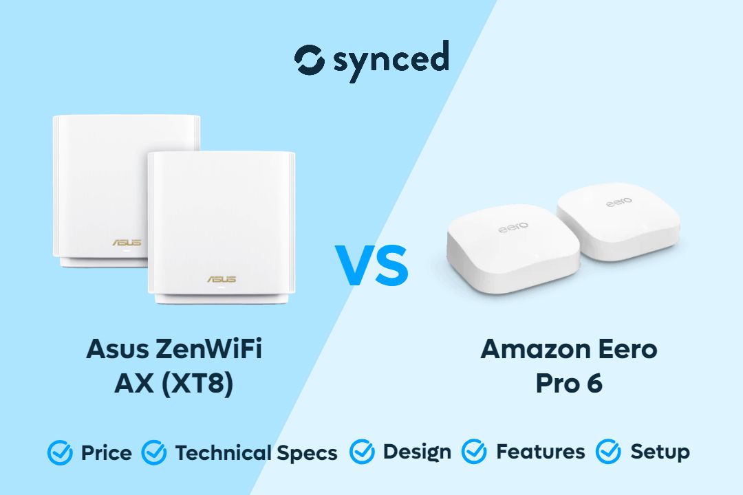 Asus ZenWiFi AX (XT8) vs Eero Pro 6: Which One is the Better Wi-Fi 6 Mesh Router?