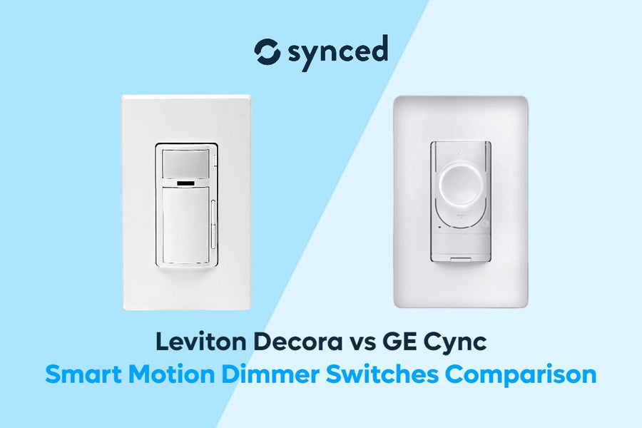 Leviton vs GE Smart Motion Dimmer Switches Comparison Synced