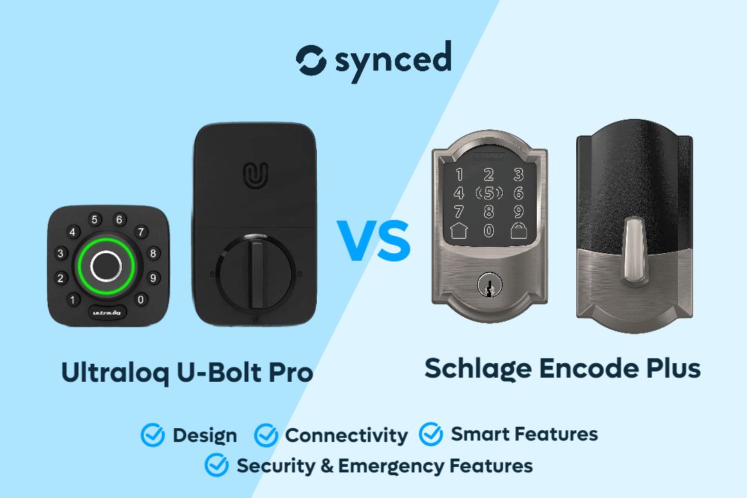 Ultraloq U-Bolt Pro vs Schlage Encode Plus: Smart Locks Comparison