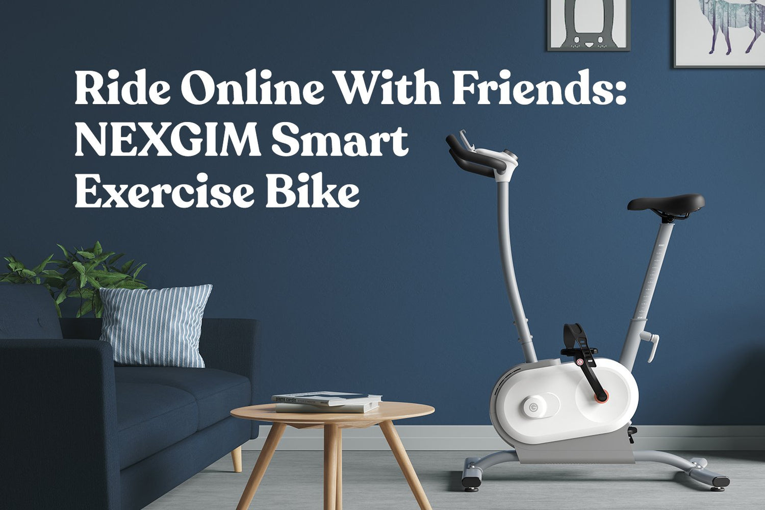 Ride Online With Friends: NEXGIM Smart Exercise Bike