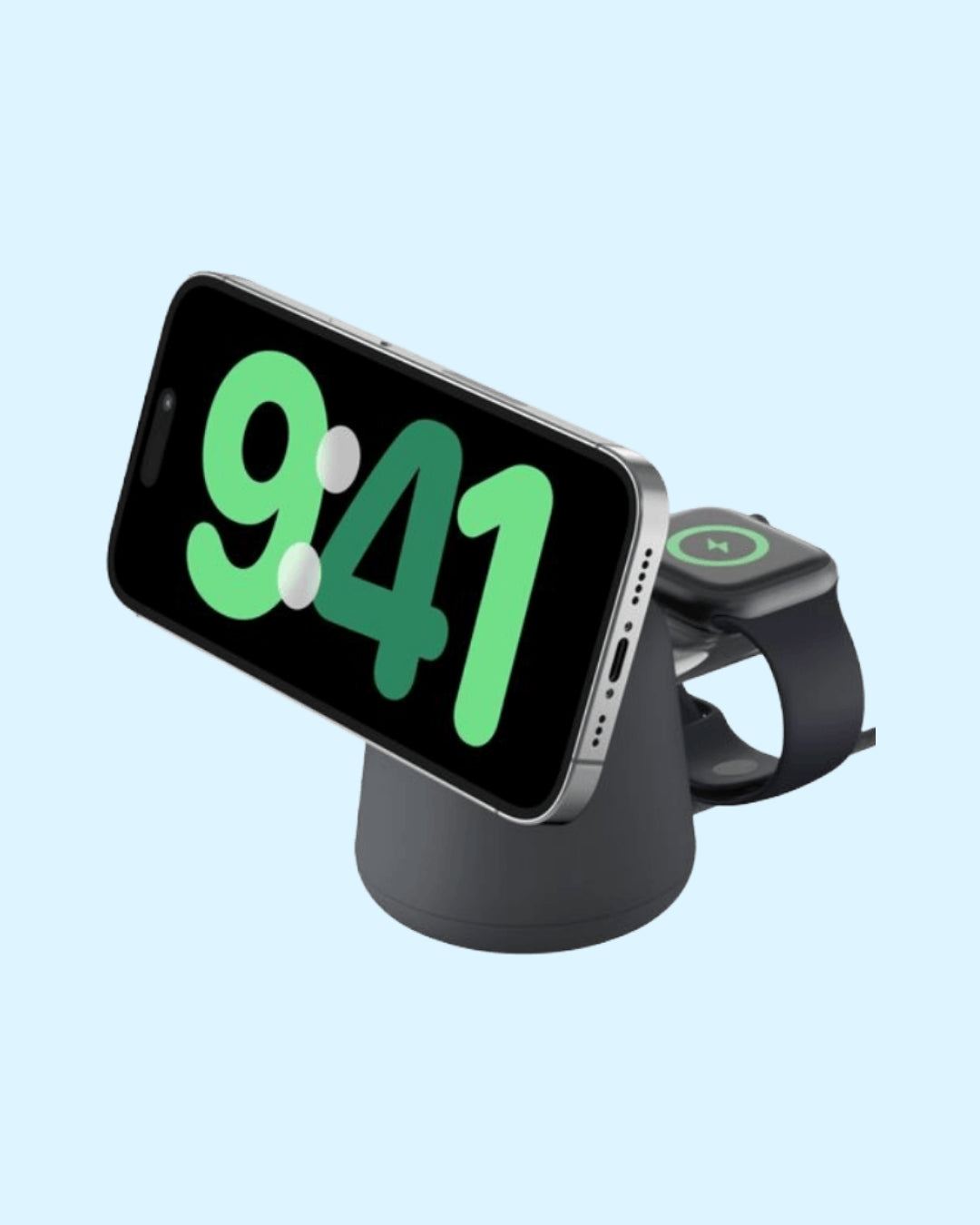 Belkin BoostCharge Pro 2-in-1 Wireless Charging Dock with MagSafe 15W